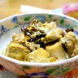豆腐と舞茸のすき焼き風卵とじ